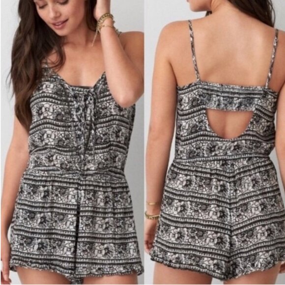 American Eagle Beaded Romper - Picture 2 of 5